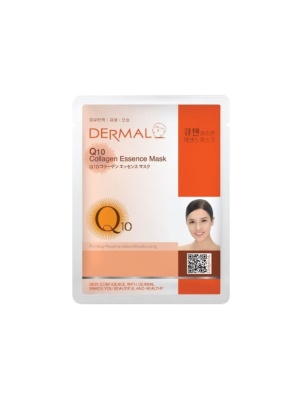 Маска для лица с коэнзином Q10 и коллагеном, Q10 Collagen Essence Mask 23 гр
