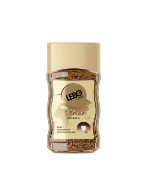 Кофе раств.субл. "LEBO GOLD", ст/б 100г