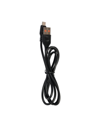 Кабель для зарядки, черный, MICRO USB, 1.0М, 2.4А