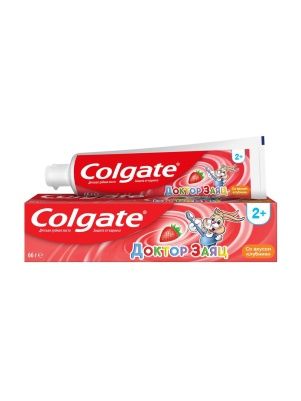 Паста зубная детская Colgate Доктор Заяц с клубникой 50мл