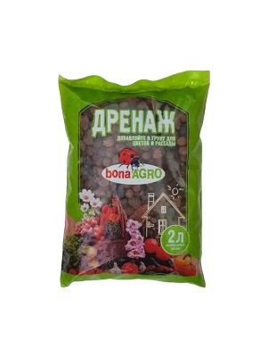 Дренаж керамзитовый "bonaAGRO" 2л 