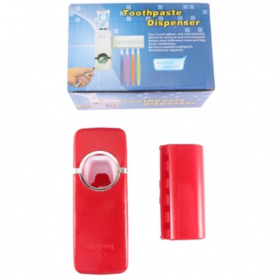 Держатель для зубных щеток и выдавливатель зубной пасты, пластик, микс цвета (DX-696) DX-696
