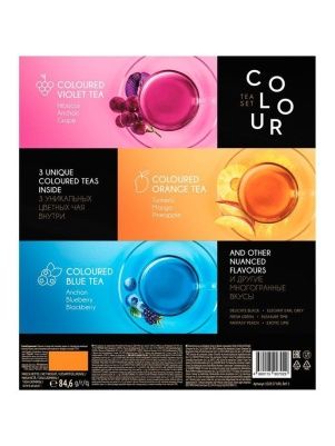 Чай Curtis "COLOUR TEA SET" ассорти (пакет) 54 пак