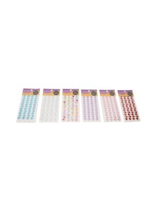 Наклейки-стразы декоративные, 9*16 cм (PK446)