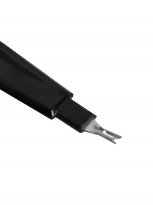 Пилка-триммер металл пластик ручка чёрн 15(±0,5)см пакет QF