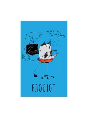 Блокнот А5, 40л, клетка, мягкий переплёт, в асс-те