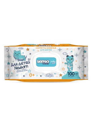Салфетки влажные для детей Senso baby Simple 100 шт.