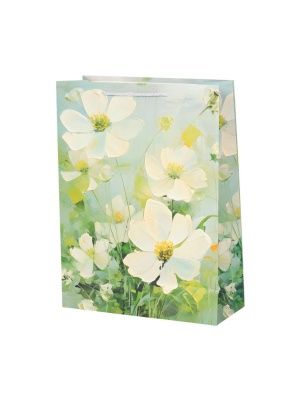 Пакет подарочный "Полевые цветы", 40*30*12 см