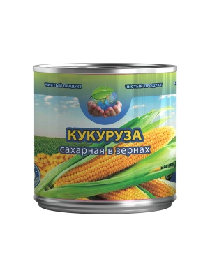 Кукуруза сахарная консервировання Чистый продукт 400 г