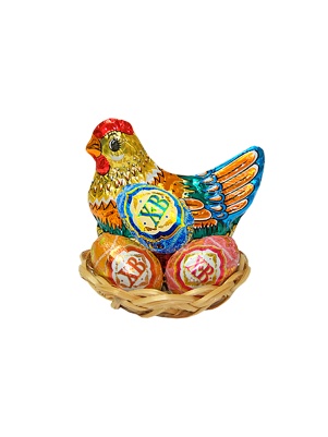 Пасхальный набор (Курица и 3 яйца) 120г