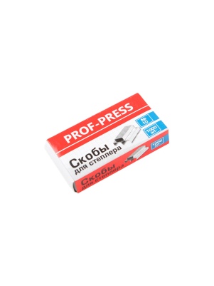 Скобы для степлера "PROF-PRESS" №10, 1000шт