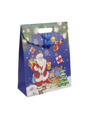 Коробка подарочная "Дедушка Мороз", 24*11*31 см