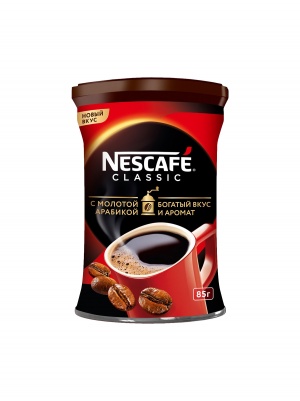Кофе растворимый Nescafe Classic с добав. жар.мол.  85г ж/б