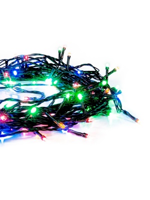 Новогодняя электрогирлянда на 100 LED ламп, длина 10 м, мощность 4,6 Вт