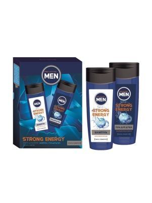 Косметический набор муж. STRONG ENERGY (гель для душа 250 мл + шампунь 250 мл)