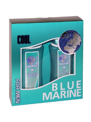 Blue Marine COOL Под. Набор  (Шампунь 250 +  Гель д/душа 250) муж
