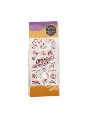 Наклейки-стразы декоративные, 16*9 cм (PK444)
