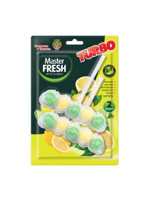 Master FRESH подвесной блок ЛИМОН 2шт ТУРБО