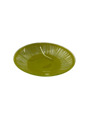 Тарелка глубокая "Витас" зел., 22,5 см
