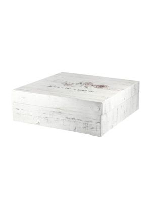 Декоративная коробка, 30,5х30,5х10 см в ассортименте