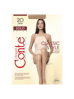 Колготки женские CONTE ELEGANT SOLO 20, р.3, bronz