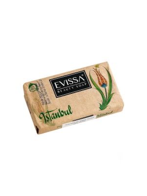 Мыло EVISSA  парф туал с фран. отдушками в крафт. бумаге, 140 гр, Стамбул