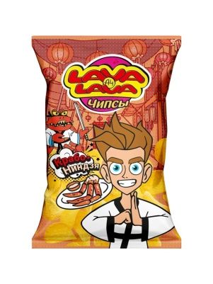 Чипсы LAVA LAVA, "Со вкусом краба" 50г