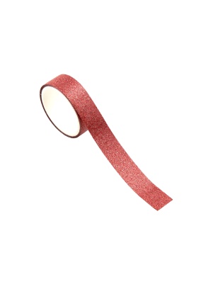 Декоративная самоклеющаяся лента "Красная" ширина 1,5см, длина 3м