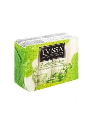 Мыло туалетное EVISSA ecopack, 4*70 гр. Яблоко