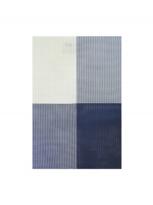 Салфетка плетеная ПВХ, 30х45см, "Графика", 4 цвета