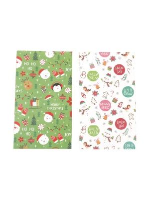 Пакет подарочный из крафтовой бумаги "Happy Holidays!", 26*15*8 см