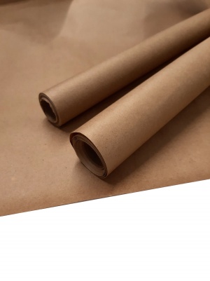 Крафт бумага коричневая (без рис.) 60см*3м