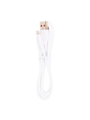 Кабель для зарядки, белый, lightning, 1.0М, 2.4А