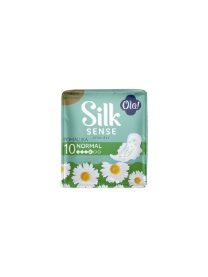Прокладки ультратонкие Ola! Silk Sense ULTRA NORMAL аромат Ромашка ,10 шт.