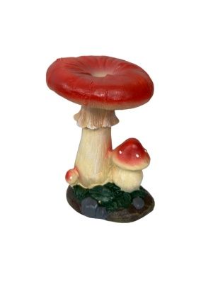 Фигурка садовая "Грибы", полирезина, 13 см