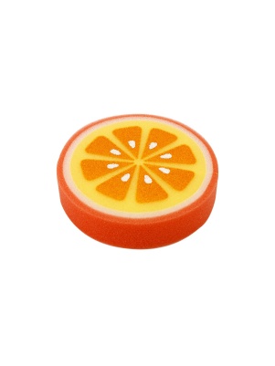 Мочалка спонж "Апельсин", 12*3 см