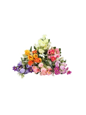 Букет искусственный "Бутон оливы", 9 цветков, 28 см