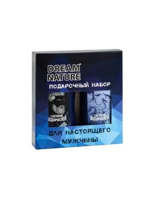 Dream Nature подарочный набор для мужчин (шампунь и гель для душа с экстрактом водорослей) 2* 250 мл