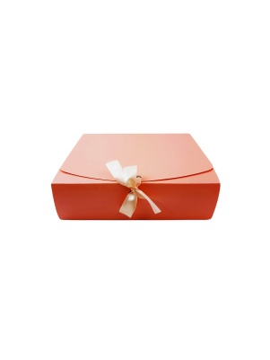 Коробка складная подарочная с бантом  "Дарите счастье", 24х20х7 см