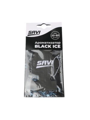 Ароматизатор в авто бумажный LG-05 Black Ice
