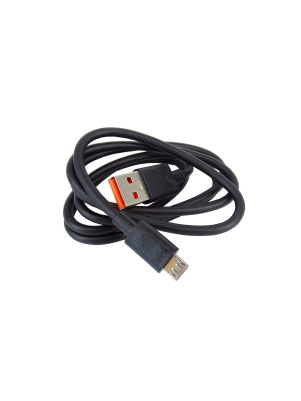 Дата-кабель "Smartbuy" USB - micro USB, цветные, длина 1 м, черный
