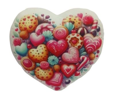 Мягкая игрушка Сердце микс