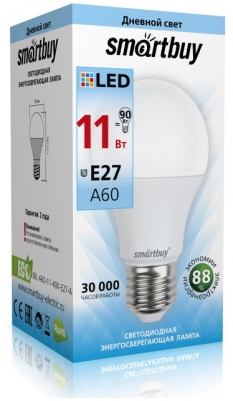 Светодиодная (LED) Лампа A60-11,5W/4000/E27 9001m 60*112mm; Страна вв. КИТАЙ; Страна происх. Китай