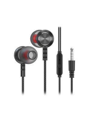 Внутриканальная гарнитура Smartbuy M300, металлич корпус, микрофон, пульт, черн (SBH-025K)/60