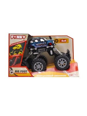 Инерционная машинка "Внедорожник" 6х6 Funky Toys, в ассортименте