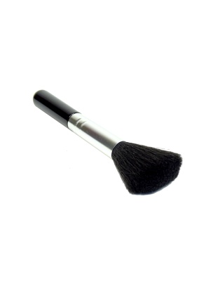 Кисть для макияжа, 12,5 см, цвет чёрный