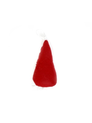 Сувенир новогодний "Гном", красный, 7*14*6 см