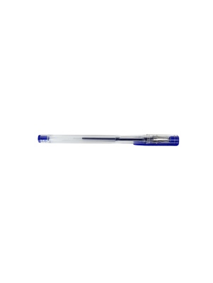 Ручка гелевая "Legend" СИНЯЯ, d-0,7, с прозрачным корпусом
