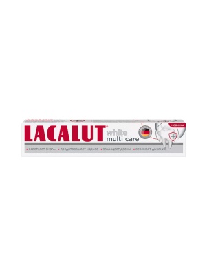 Зубная паста LACALUT WHITE multi care  60 г