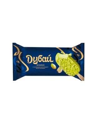 Десерт замор.фисташк.  с кусочками хруст.теста Катаифи ДУБАЙ эскимо 60 г 